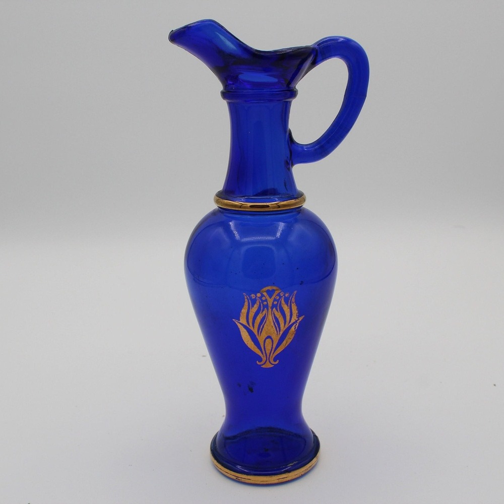 Vintage Avon Nile Blue Decanter/ Cruet/ Ewer *Missing Stopper*